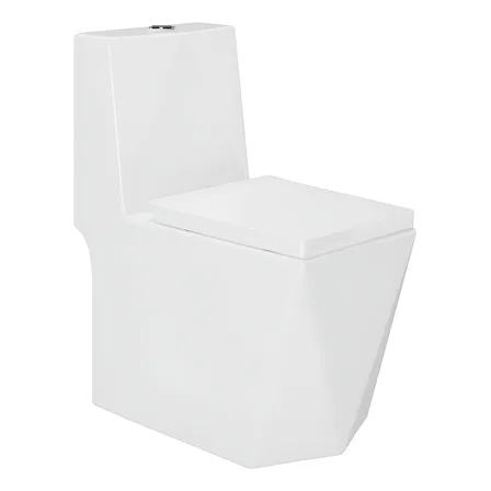 Vaso Sanitário Monobloco Completo - Caixa Acoplada Privada Cor Branco - Vab0005