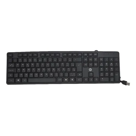 Teclado Bright 0014 QWERTY Português Brasil Cor Preto