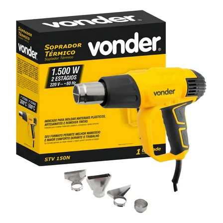 Soprador Térmico Stv150n 1500w - Vonder 220v Amarelo