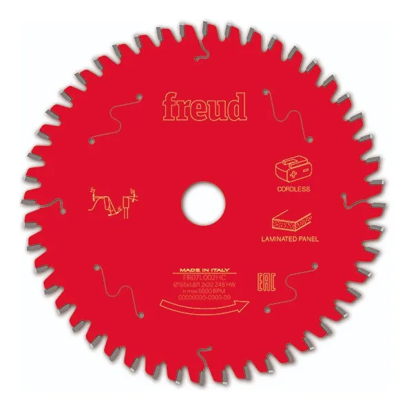 Disco De Serra Circular 165mm Para Mdf/mdp Fr07l002hc Freud Cor Vermelho