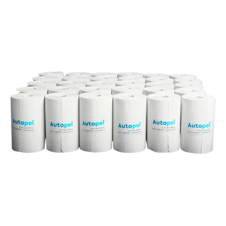 Autopel Caixa 30 Unidades Bobinas 80x40 40 Metros Térmica Branco 44 G
