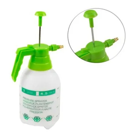 Pulverizador Manual 2l Hagra Com Bico Ajustável E Válvula De Segurança Sortida