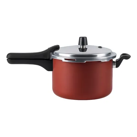 Panela De Pressão Fechamento Externo Antiaderente 4,5L Cereja Nacional