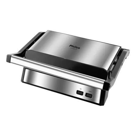 Grill E Sanduicheira Pgr21pi Maxx Clean 1000w Cinza Philco 127v