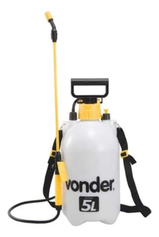 Pulverizador Agricola Lateral Manual Vonder 6240005000 5 Litros Cor Branco