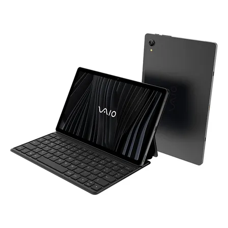 Tablet Vaio Tl10 8gb 128gb Octa-core, Tela 10.4 2k, 4g Wifi, Câmera 8mp + Selfie 5mp, 7000mah, Android 13, Com Teclado De Conexão Inteligente Preto