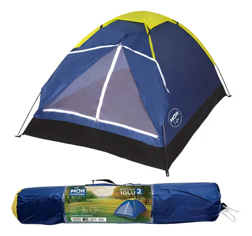 Barraca Camping Iglu Para 2 Pessoas Azul - Mor