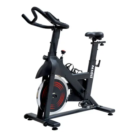 Bicicleta Ergométrica Para Spinning Mecanica 13kg Odin Fit Cor Preto E Vermelho