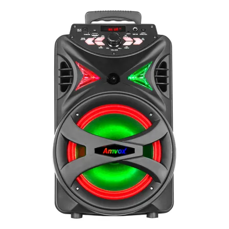 Caixa de Som Amplificada Amvox ACA 255 Hit Woofer 8" Bivolt