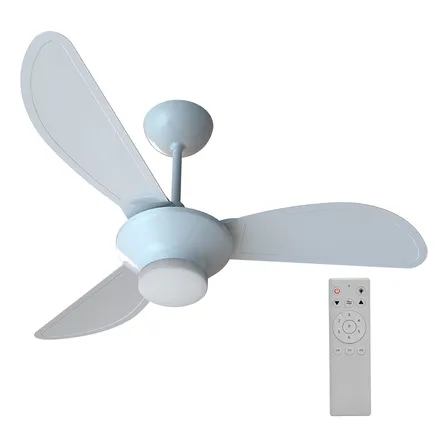 Ventilador De Teto Inverter Mistral Led 3 Pás Com Controle Remoto Ventisol Branco