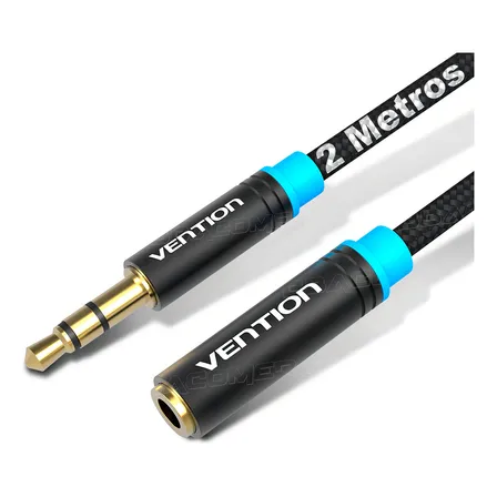 Cabo Extensor Vention P2 Macho X P2 Fêmea 2m 2 Metros