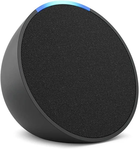 Echo Pop Smart Speaker Amazon Cor Preto C2h4r9 Charcoal