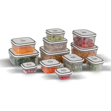 Electrolux Kit Potes Herméticos Plásticos Cinza 12 Unidades