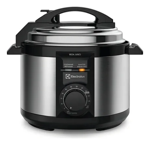 Panela De Pressão Elétrica Electrolux Pce15 3 Litros Cor Inox Preta