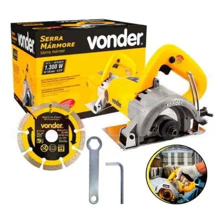 Serra Mármore Madeira Concreto Smv1300 Tipo Vonder