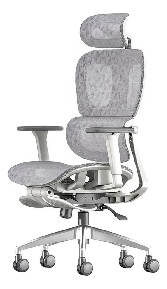 Cadeira Escritório Ergonômica Executiva Premium Sensetup Cosy T03 Cor Branco Material do estofamento Mesh