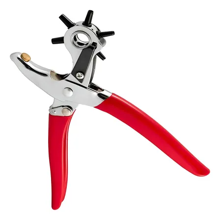 Alicate Vazador 9pol Furador Couro Eva Cinto Chinelo 6 Furos