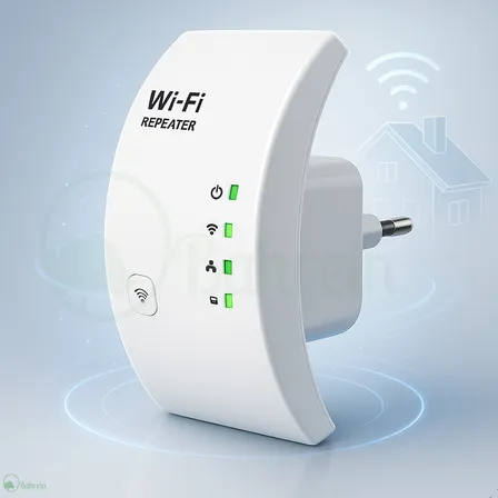 Repetidor Amplificador Bahrein 1800Mbps Extensor Sinal WiFi 2.4GHz Branco - Marca Bahrein