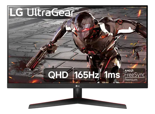 Monitor LG Ultragear 32gn600 - 32 2k Qhd 165hz, 1ms (mbr), Hdr10, Free Sync Preto 127/220v