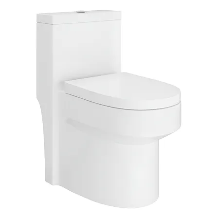 Vaso Sanitário Monobloco Caixa Acoplada Privada Completo Cor Branco - Vab0004