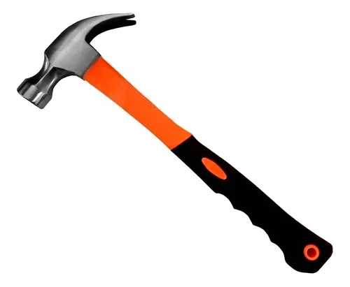 Luises Store martelo unha cabeça aço25mm 400g cabo emborrachado portátil