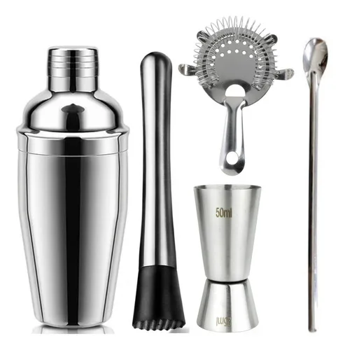 Coqueteleira Bar Man Profissional Inox Drink Caipirinha Bar Cor Prateado - SAYONARA