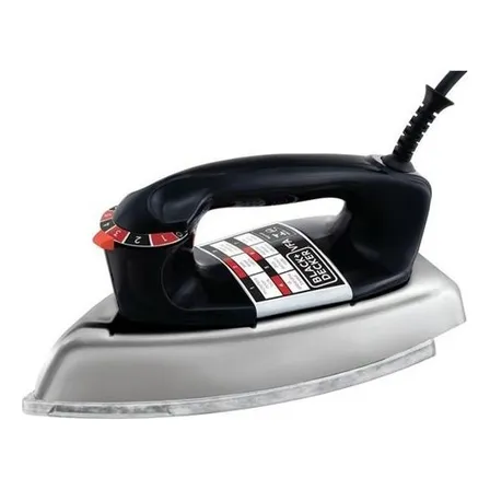 Ferro de Passar Roupa Black Decker VFA1110TM2 Com Base de Alumínio