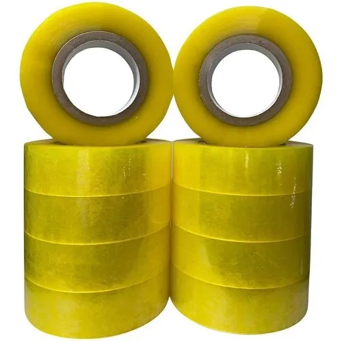 Kit 10 Fita Adesiva Embalagem Durex Caixa 45mm X 500m Transparente Solução & Cia Liso