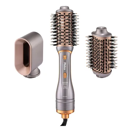 Escova Secadora Philco Pes19sg 3 Acessórios 1300w Cor Prata