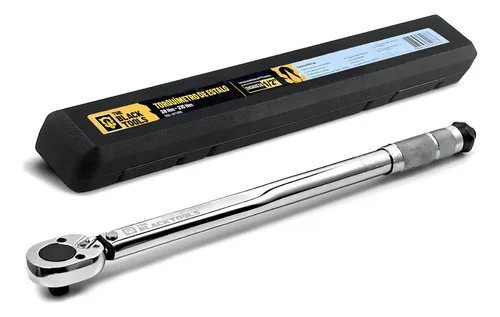 Torquímetro De Estalo 28 - 210 Nm Encaixe 1/2 Pol. Reversível BTK1200 The Black Tools
