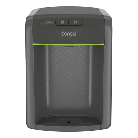 Purificador De Água Consul Cinza Refrigerado Com Proteção Antibactérias Cpb34af 127/220v