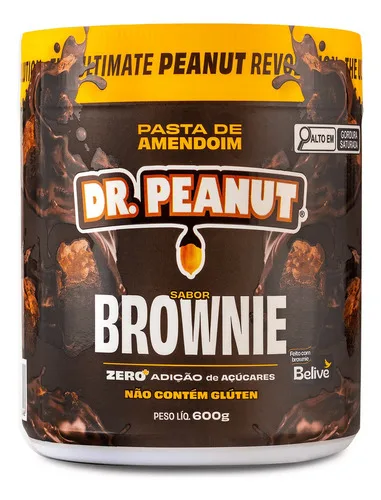 Pasta De Amendoim Com Whey Protein - 600g - Dr. Peanut