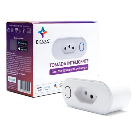 Tomada Inteligente Smart Wifi Controle Automação Ekaza 16a