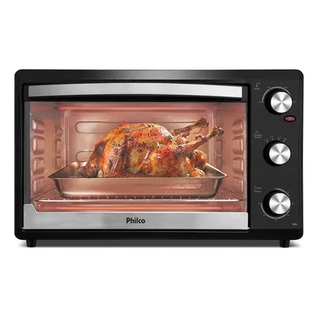 Forno Elétrico Philco 44l Preto Dupla Resistência Pfe44p 220v