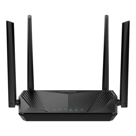 Roteador Wifi 6 Dual Band Mesh Gigabit 4 Antenas Intelbras W6-1500 Cor Preto