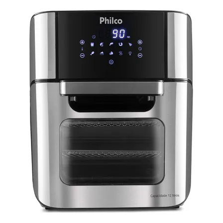 Fritadeira Air Fryer Oven Philco PFR2200 4 em 1 12 Litros 1800W Cor Preto