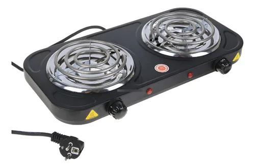 Fogão Cooktop Elétrico 2 Bocas 2500w, Portátil 110v/220v