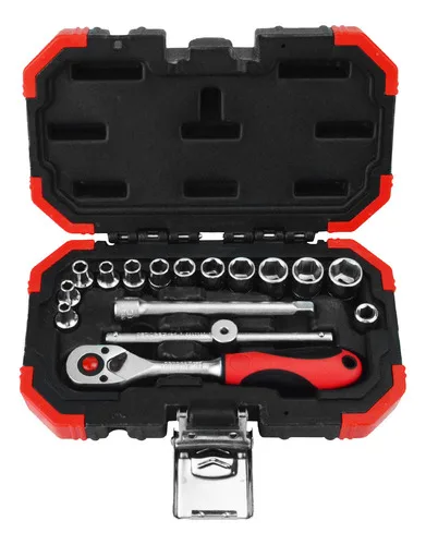 Chave Soquete Jogo Sextavado 1/4 16 Peças [ R49003016