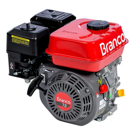 Motor Estacionário A Gasolina 7.0hp 4 Tempos Branco Motores