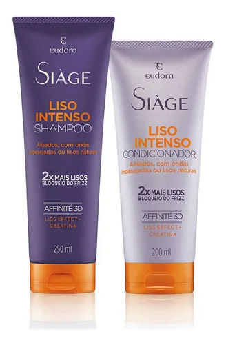Eudora Siage Liso Intenso Shampoo + Condicionador