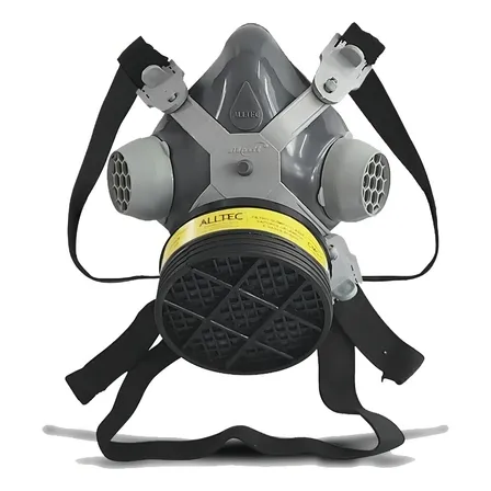 Mascara facial respirador c/ filtro gases ácidos e vapores Alltec