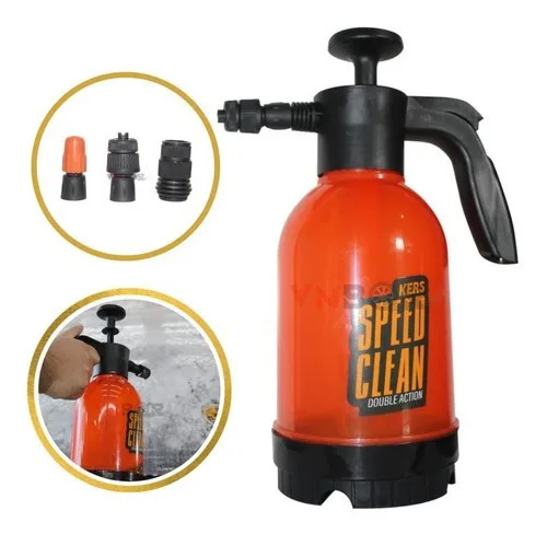 Pulverizador Manual de Espuma Snow Foam Kers Laranja 2L Para Carros e Motos