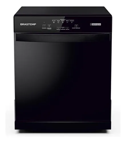 Lava Louças Brastemp 8 Serviços Preta - Blf08ae Cor Preto 127v