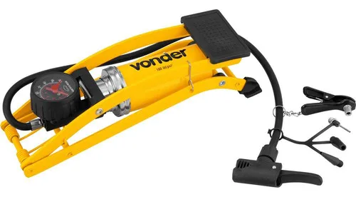 Bomba P/encher Pneus Com Pedal Vonder