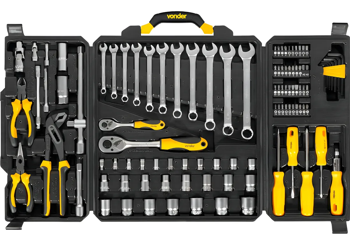 Jogo De Ferramentas 110 Peças Cromo Vanádio - Vonder