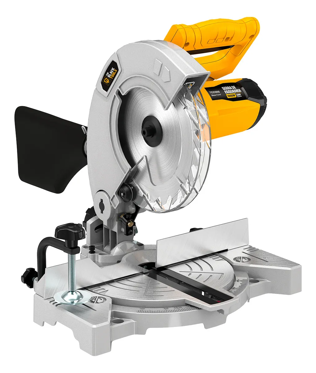 Serra Meia Esquadria Profissional 7.1/4 185mm 1000w Tes1000 The Black Tools