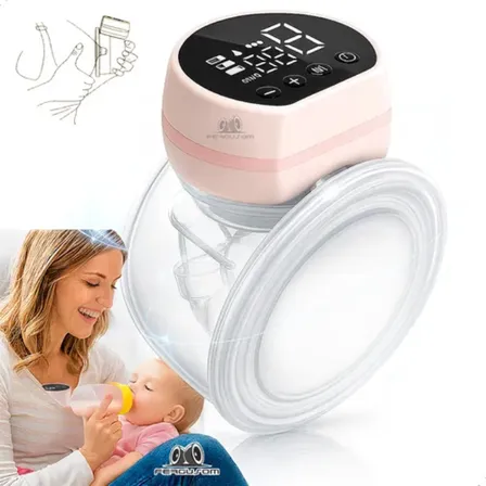 Bomba De Tirar Leite Materno Portátil Eletrica 24mm Sem Bpa Não Precisa Segurar Ou Ficar Apertando Mãos Livres Extratora Elétrica Amamentação Sugador Bombinha Marca Fergusom