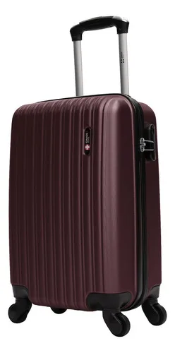 Mala de viagem bordo pequena 10kg Londres Swiss Move Vinho