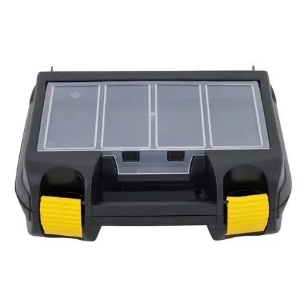 Caixa Para Furadeira São Bernardo CF-28 Preta Com 5 Compartimentos