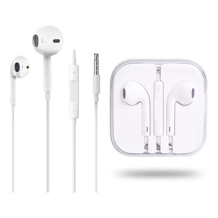 Fone De Ouvido Com Fio Profissional Cor Branco Cor da luz sem